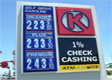 Custom Gas Station and Service Station Signs of any size,shape and color, - Sign X-Press can do it all. Serving Pinellas County FL Including Brooksville FL 
34601