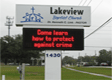 Custom Electronic Message Centers Signs, of any size,shape and color - Sign X-Press can do it all. Serving Tarpon Springs FL Including Tampa FL 
33684