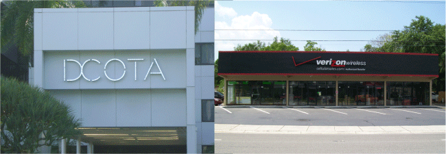 Exterior Building signs are able to take on almost any size and shape imaginable, giving you a fast way to display both the information you have to, as well as the information you want to. Communicate your logo, message, and advertising effectively to all who see it. Using designs drawn by our team of artists and inpired by you, if you can imagine it we can make it.